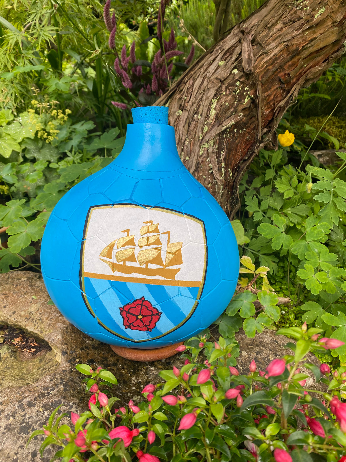 Football Bespoke Natural Calabash Urn