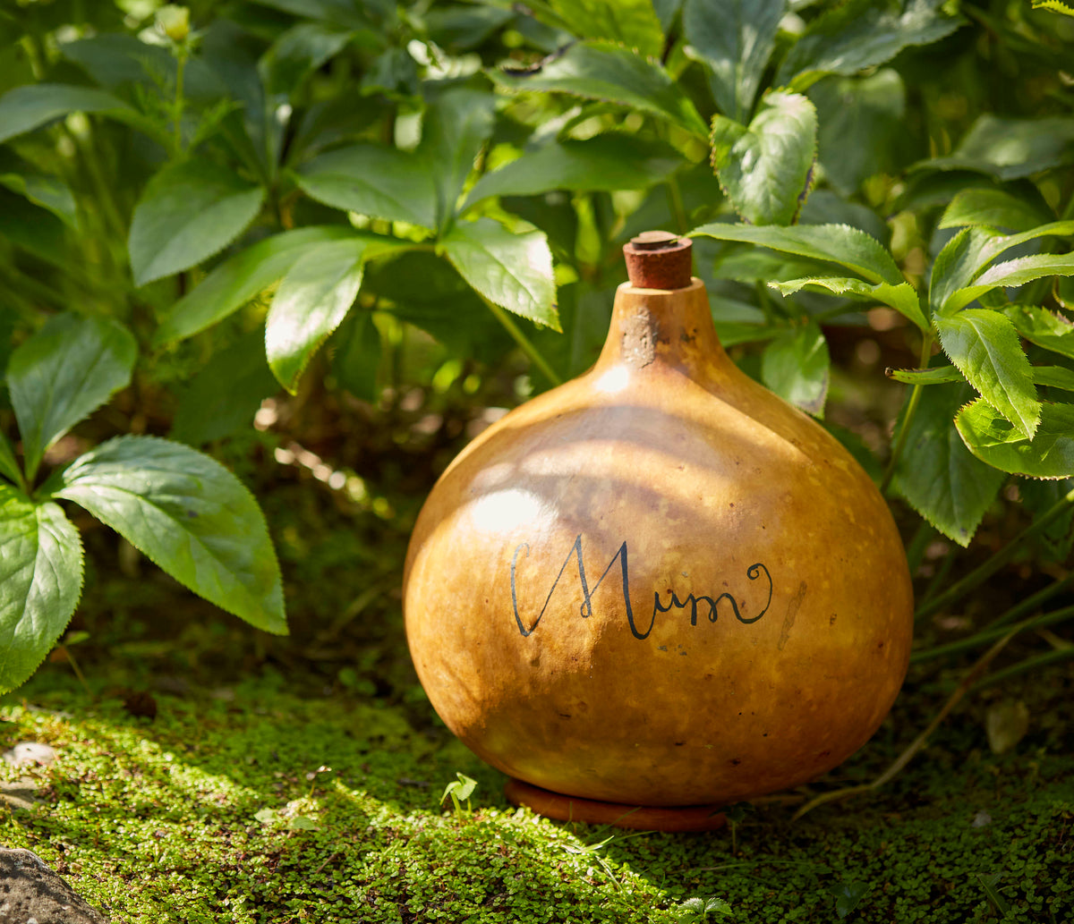 Bespoke Natural Calabash Urn Mum